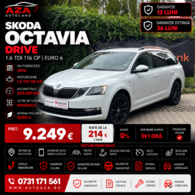 SKODA OCTAVIA DRIVE Facelift 1.6 TDI 2018